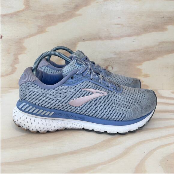 Brooks - Adrenaline GTS 20 - Running Shoes - Gray - Women's - 8(2E) -1202962E073 - Picture 1 of 9